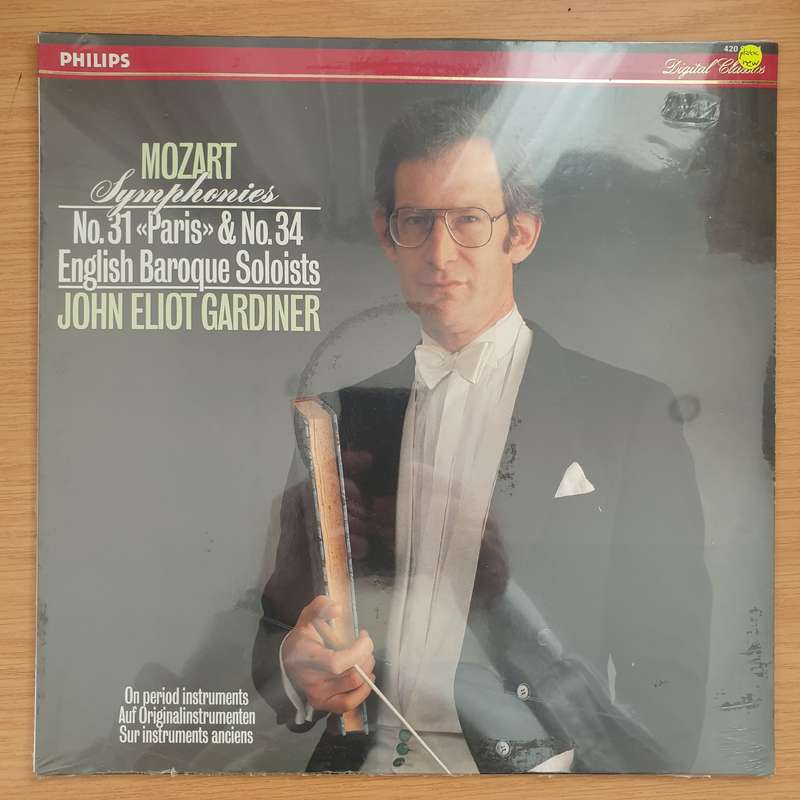 Mozart - John Eliot Gardiner, The English Baroque Soloists  Symphonies No. 31 "Paris Und No. 3...