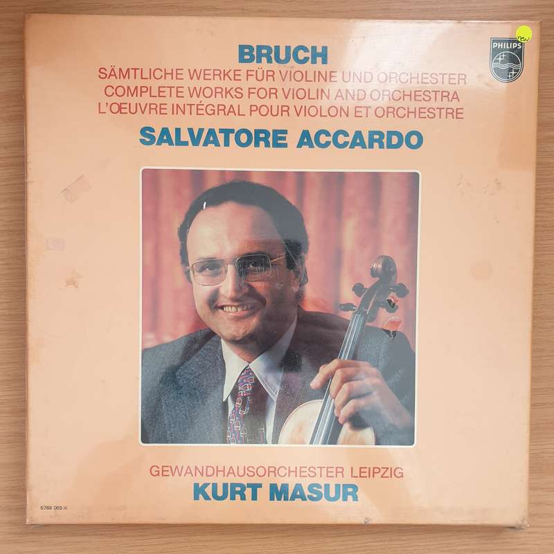 Bruch - Salvatore Accardo, Gewandhausorchester Leipzig, Kurt Masur  Complete Works For Viol...