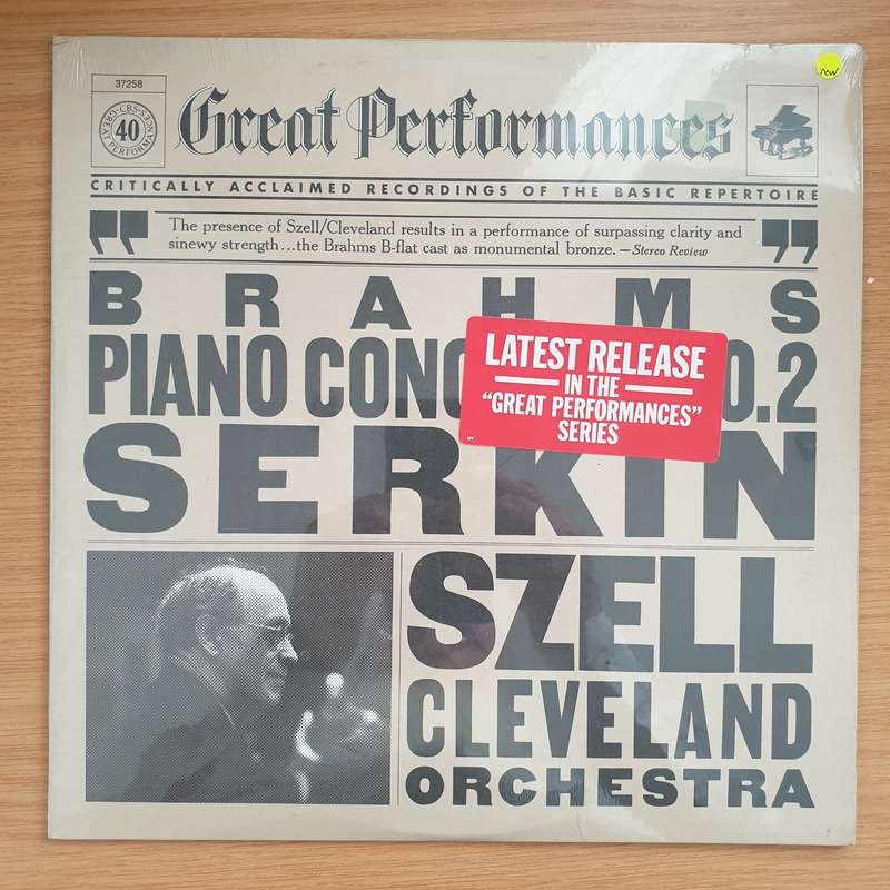 Brahms - Serkin, Szell, Cleveland Orchestra  Piano Concerto No. 2 In B Flat   Vinyl LP Reco...