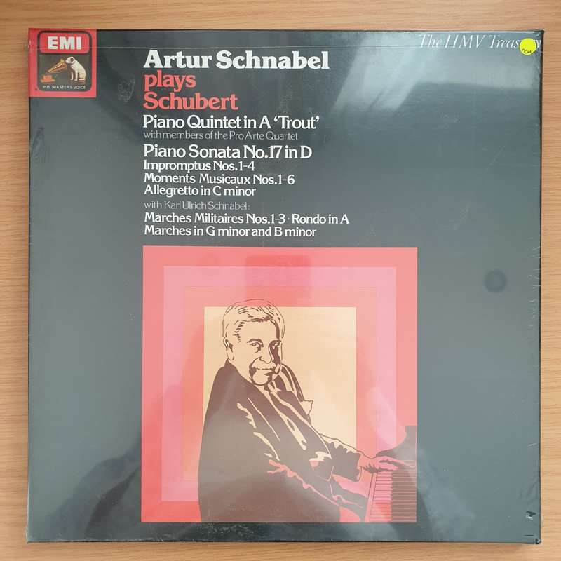 Schubert - Artur Schnabel  Arthur Schnabel plays Schubert  3 x Vinyl LP Record Box Set Sealed