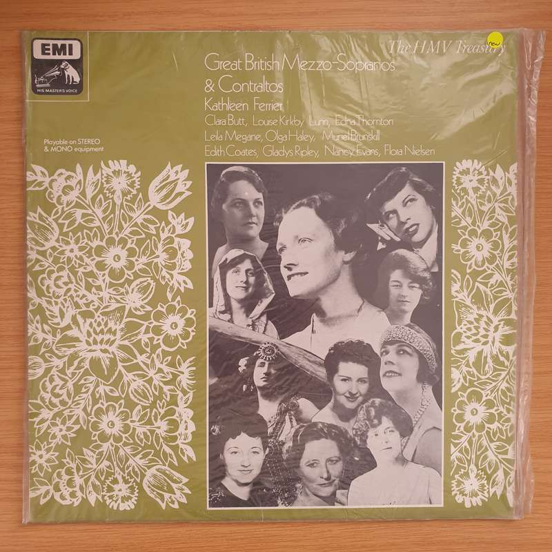 Great British Mezzo-Sopranos & Contraltos   Vinyl LP Record Sealed