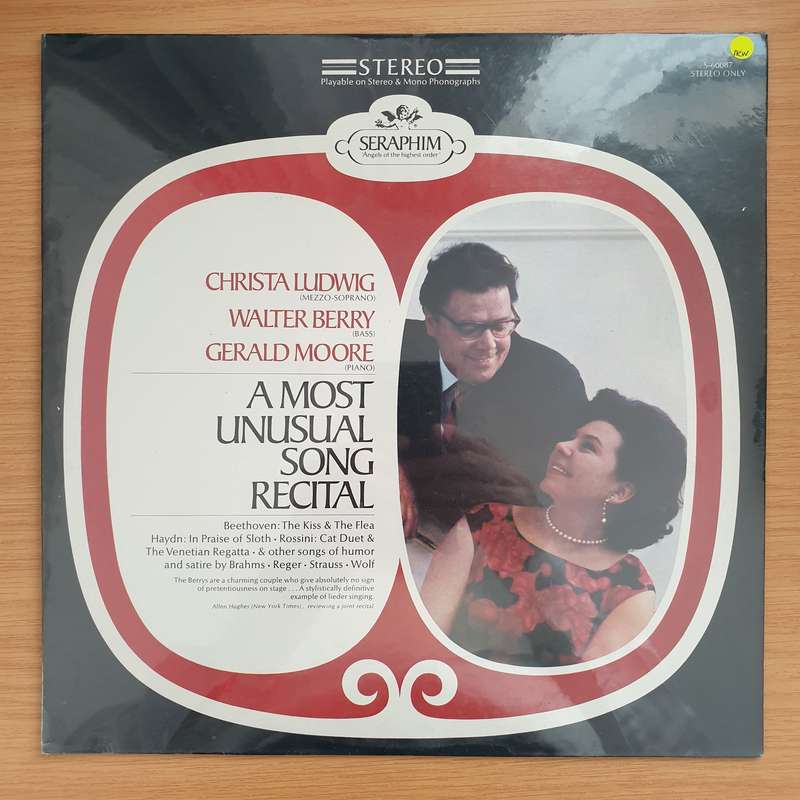 A Most Unusual Song Recital - Christa Ludwig, Walter Berry, Gerald Moore  Vinyl LP Record Sealed