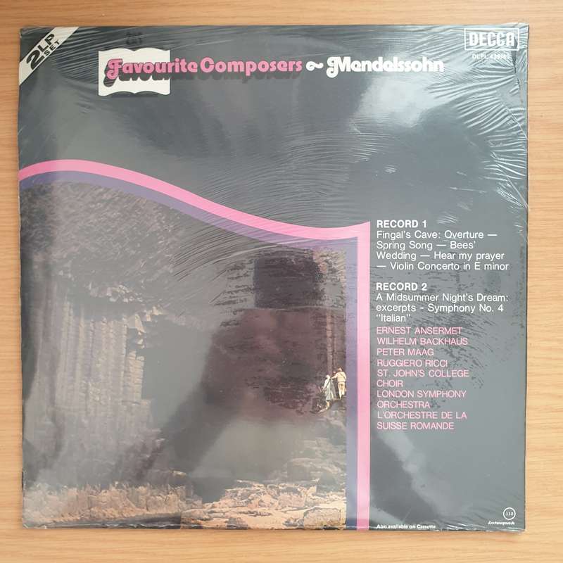 Mendelssohn  Favourite Composers   Double Vinyl LP Record Sealed