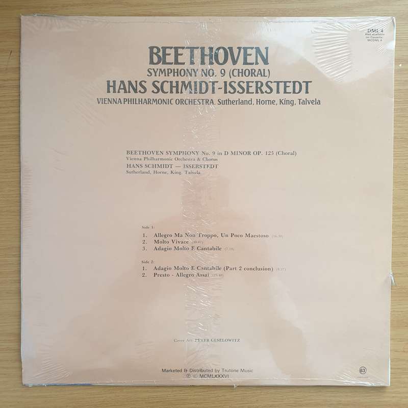 Beethoven - Symphony No 9 - Master Collection - Vienna Philharmonic Orchestra - Hans Schmidt Isse...