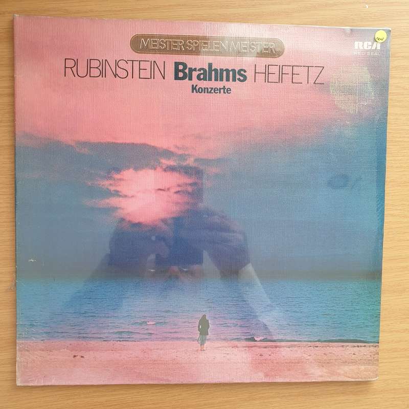 Brahms / Rubinstein, Heifetz  Konzerte - Vinyl LP Record - Sealed