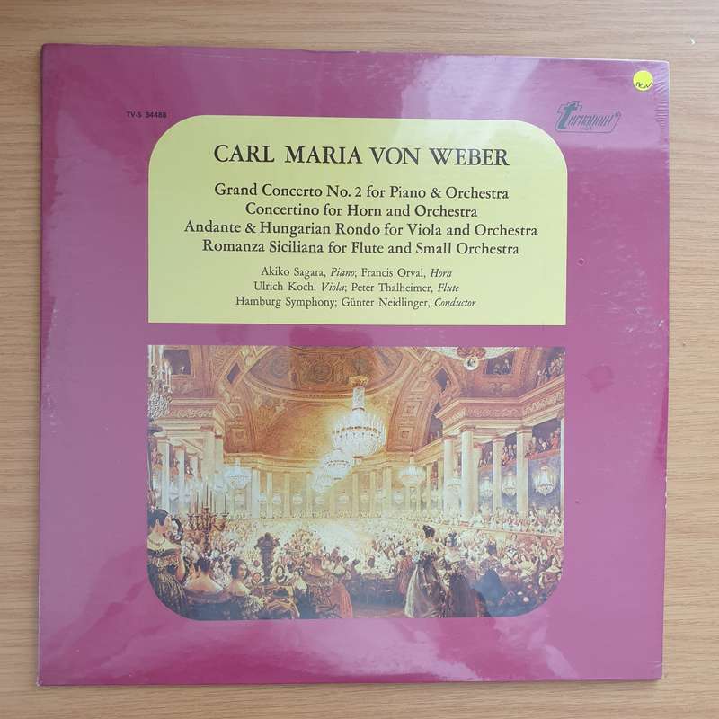 Carl Maria Von Weber, Hamburg Symphony, Gunter Neidlinger  Grand Concerto No. 2 For Piano & Or...
