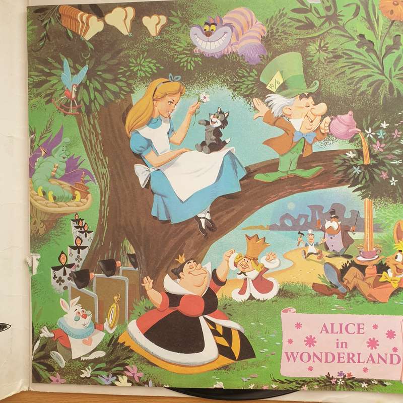 Disneyland Records - Walt Disney's - Alice In Wonderland (Booklet insert included)- Vinyl LP Reco...