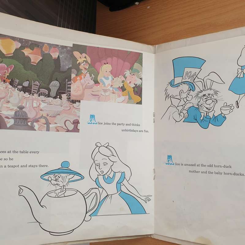 Disneyland Records - Walt Disney's - Alice In Wonderland (Booklet insert included)- Vinyl LP Reco...