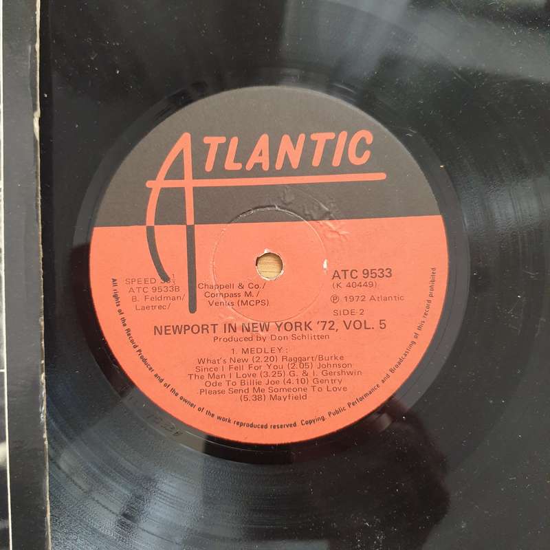 Newport In New York '72 (The Jimmy Smith Jam, Vol 5) - Vinyl LP Record - Very-Good+ Quality (VG+)