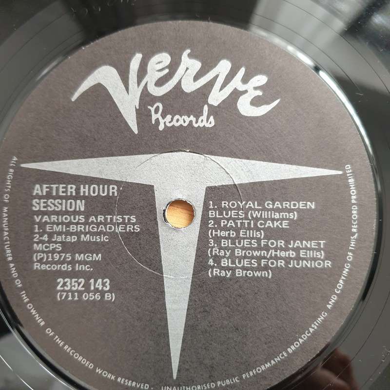 After Hours Session - Herb Ellis, Roy Eldridge, Stan Getz, Ray Brown, Stan Levey - Vinyl LP Recor...