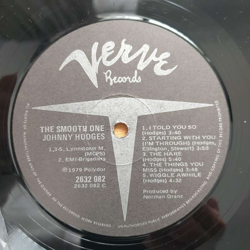 Johnny Hodges  The Smooth One - Double Vinyl LP Record - Very-Good+ Quality (VG+)