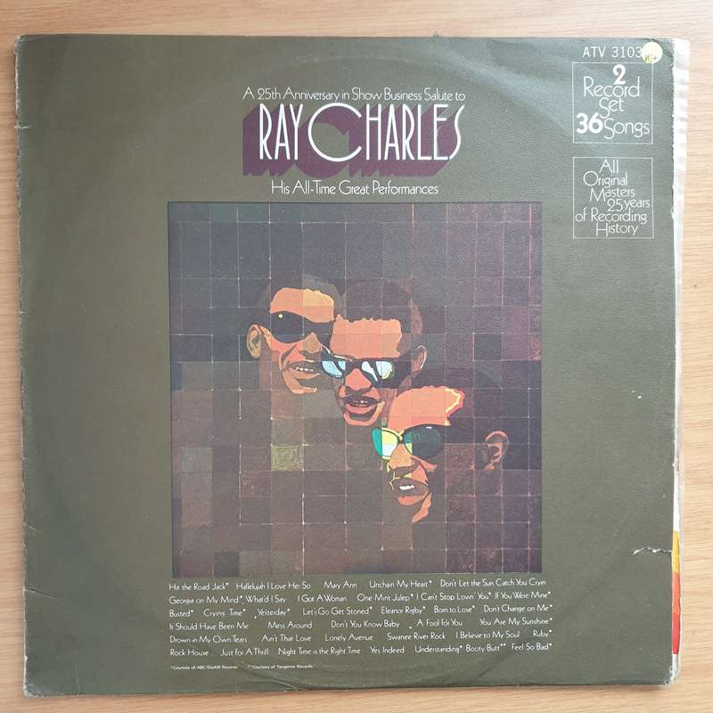 Ray Charles  A 25th Anniversary In Show Business Salute To Ray Charles - Double Vinyl LP Recor...