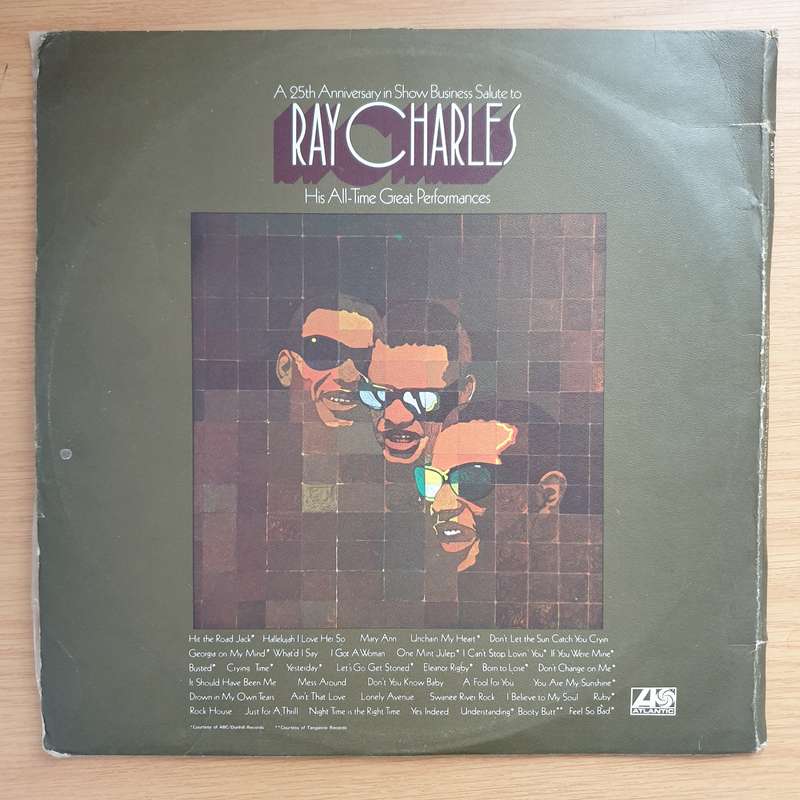 Ray Charles  A 25th Anniversary In Show Business Salute To Ray Charles - Double Vinyl LP Recor...