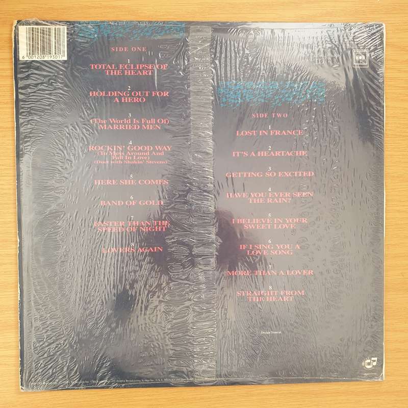 Bonnie Tyler - Greatest Hits  Vinyl LP Record - Very-Good+ Quality (VG+) (verygoodplus)