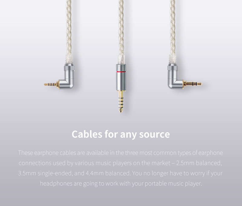FiiO -  LC-2.5C - MMCX - 2.5mm Balanced - Earphone Replacement Cable (LC-2.5C)) (Ships Next Day)