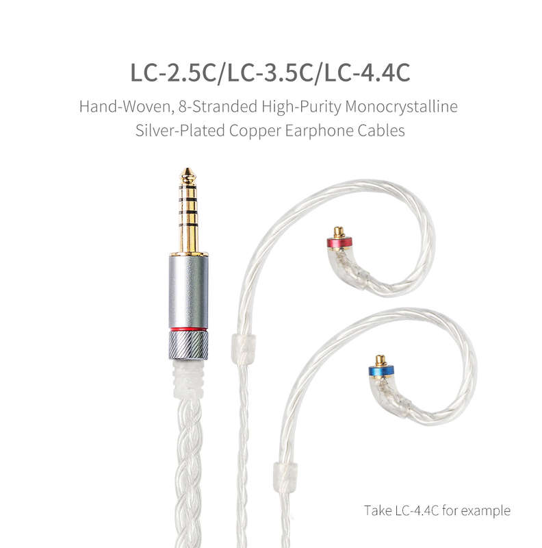FiiO -  LC-2.5C - MMCX - 2.5mm Balanced - Earphone Replacement Cable (LC-2.5C)) (Ships Next Day)