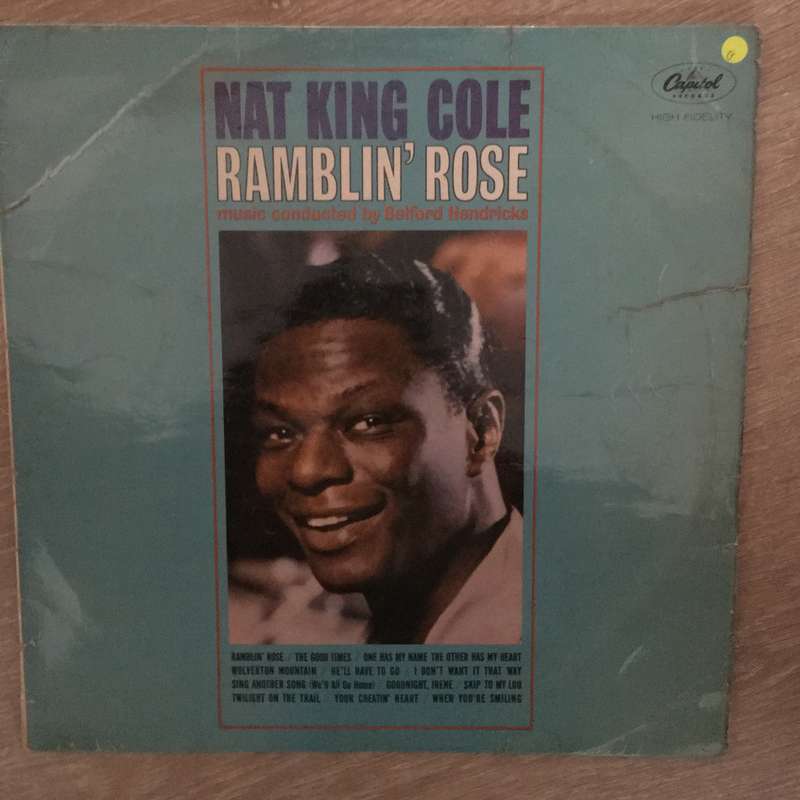Nat King Cole - Ramblin' Rose - Vinyl LP Record - Opened  - Fair Quality (F)