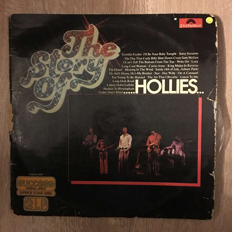 The Story Of The Hollies -  Double Vinyl Record - Opened  - Good+ Quality (G+)