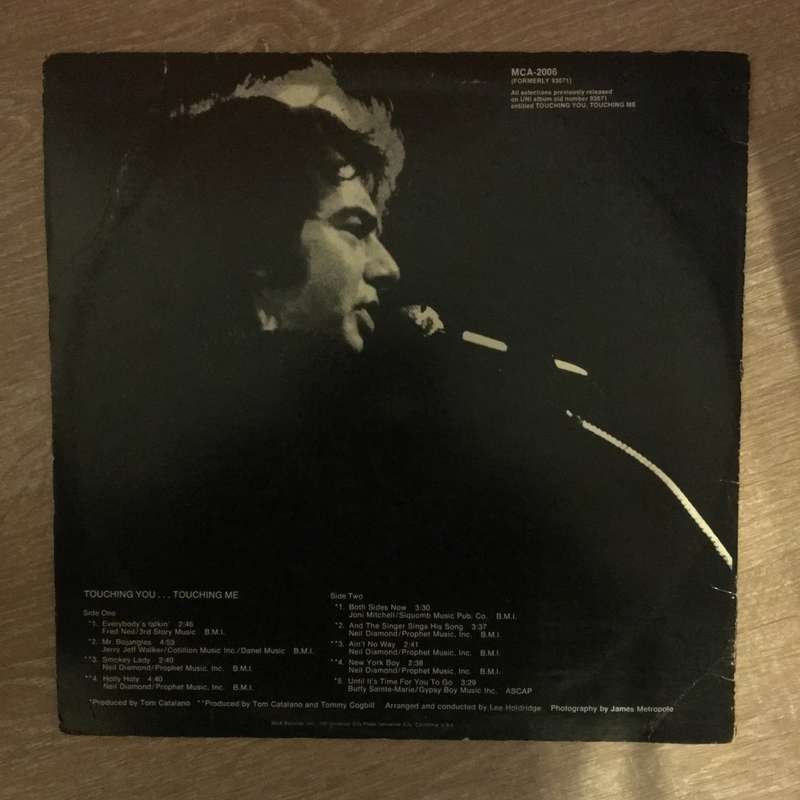 Neil Diamond - Touching You, Touching Me - Vinyl LP Record - Opened  - Very-Good Quality (VG)