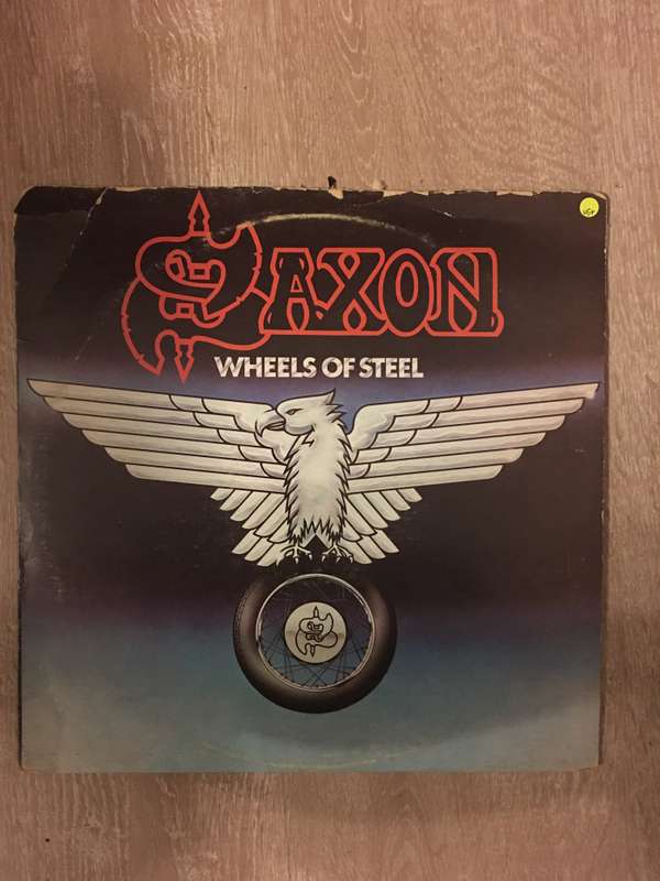 Saxon - Wheels Of Steel - Vinyl LP Record - Opened  - Very-Good+ Quality (VG+)
