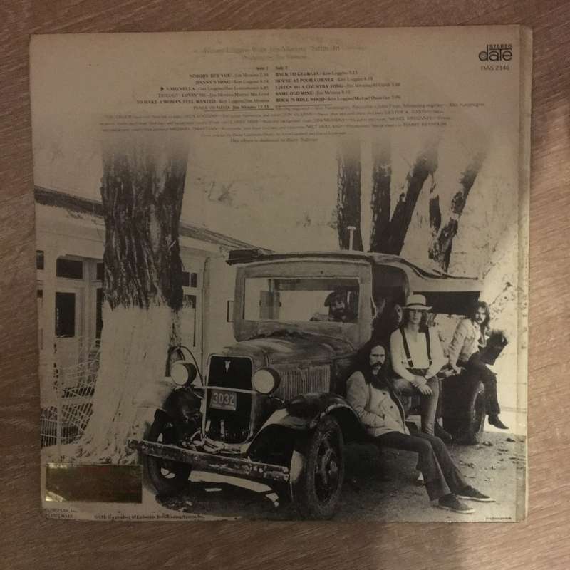 Kenny Loggins With Jim Messina - Sittin' In  Vinyl LP Record - Opened  - Good+ Quality (G+)