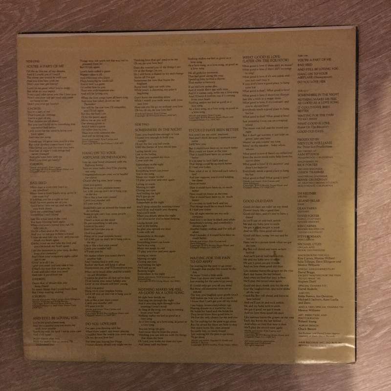 Kim Carnes - Vinyl LP Record - Opened  - Very-Good Quality (VG)