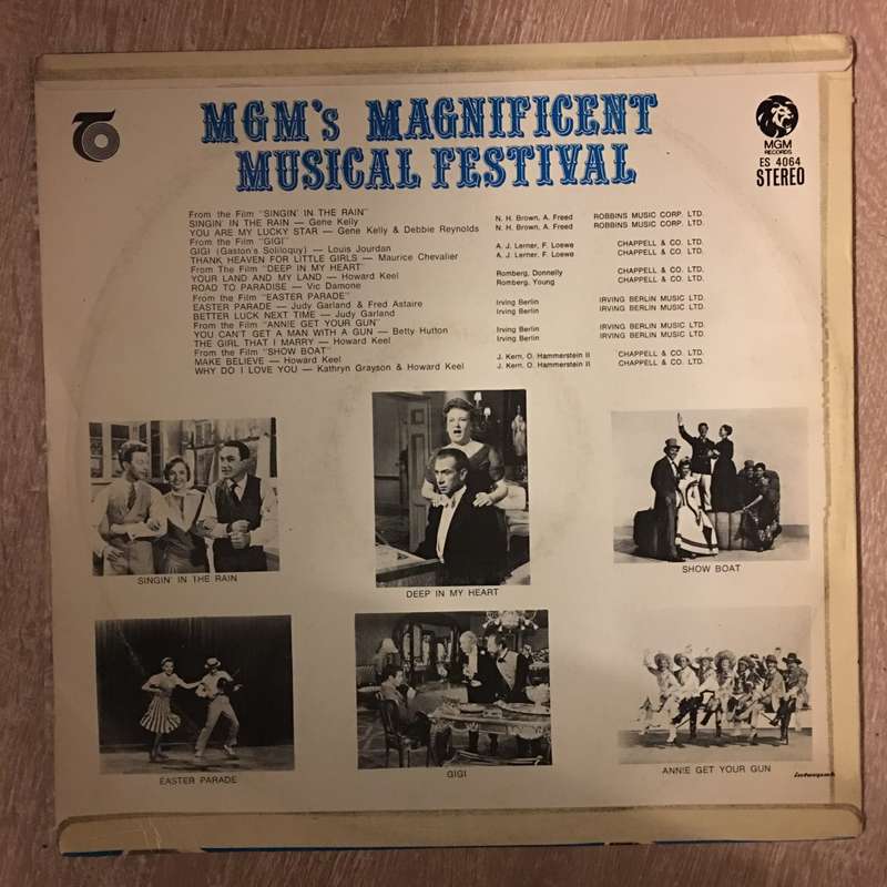MGM's Magnificent Music Festival - Vinyl Record - Opened  - Very-Good+ Quality (VG+)