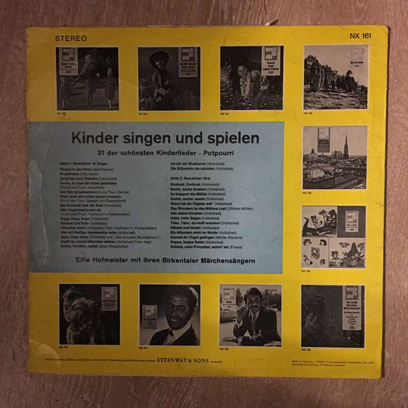 Musik Vir Alle - Kinder Singen Und Spielen -  Vinyl Record - Opened  - Good+ Quality (G+)