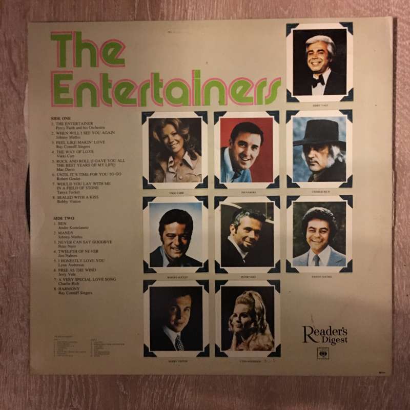 The Entertainers - Vinyl Record - Opened  - Very-Good+ Quality (VG+)