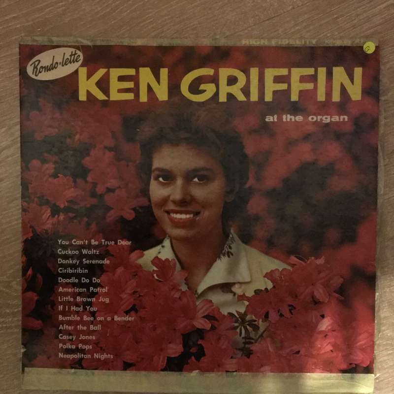 Ken Griffin At The Organ - Vinyl LP Record - Opened  - Fair Quality (F)