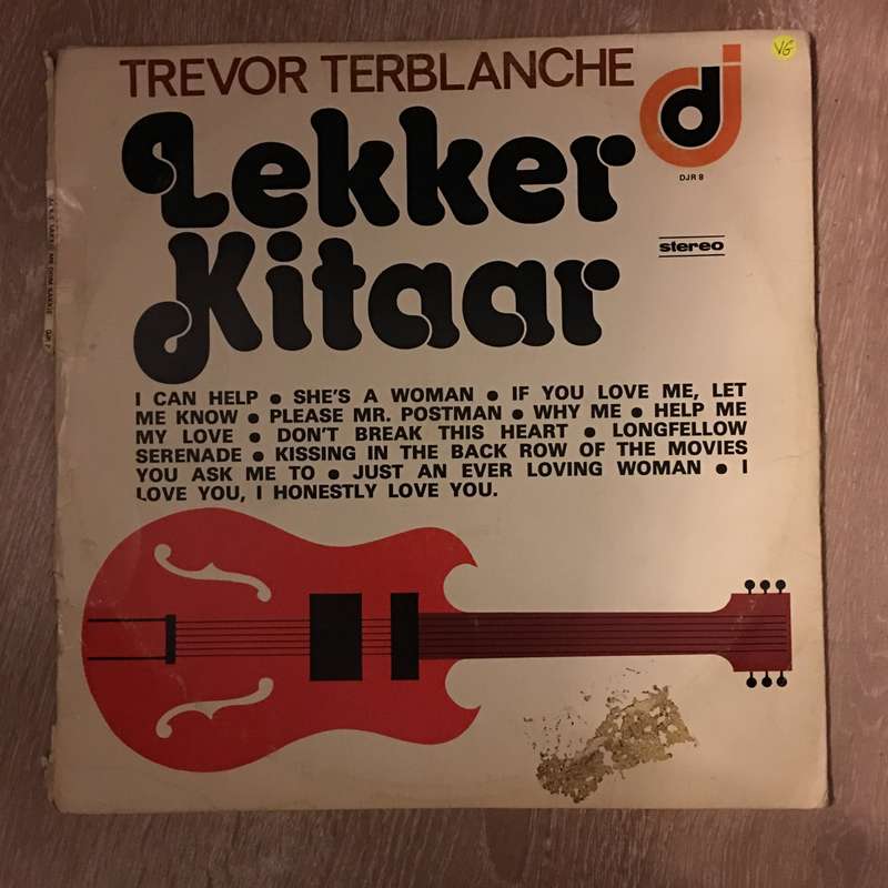 Trevor Terblanche - Lekker Kitaar - Vinyl LP Record - Opened  - Very-Good Quality (VG)