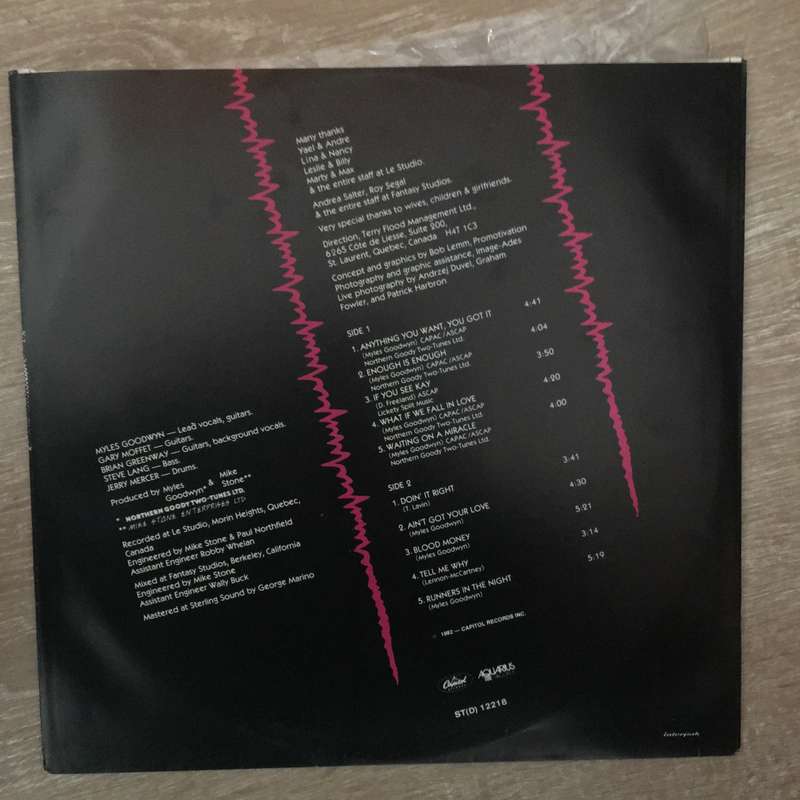 April Wine  Power Play - Vinyl LP Record - Opened  - Very-Good+ Quality (VG+)