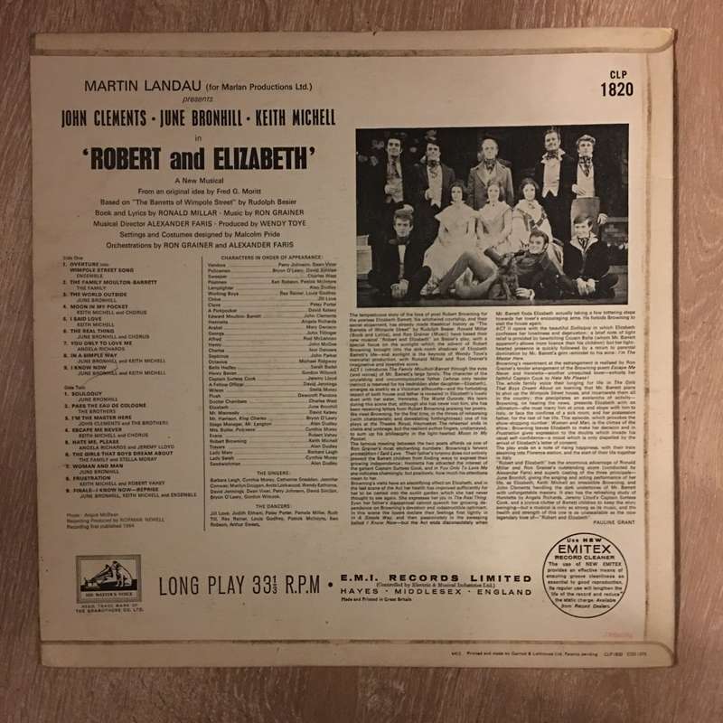 Martin Landau Presents John Clements (6), June Bronhill, Keith Michell  Robert And Elizabet...
