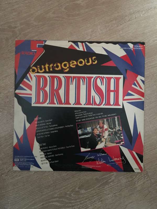 Outrageous British - Radio 5 - Vinyl LP Record - Opened  - Very-Good Quality (VG)