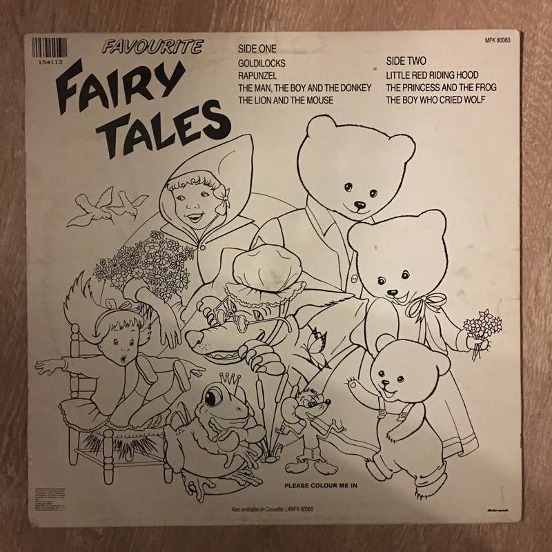 Favourite Fairy Tales -  Vinyl Record - Opened  - Good+ Quality (G+)