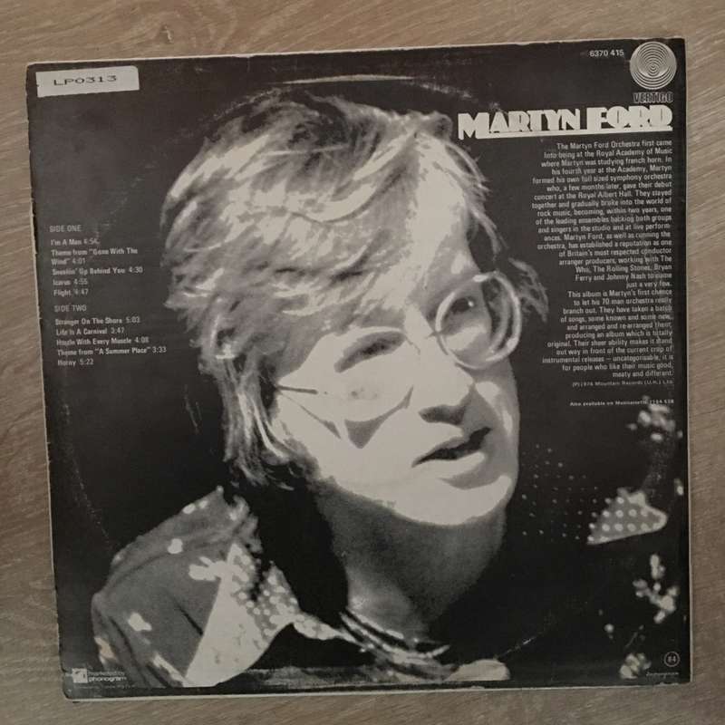 The Martyn Ford Orchestra  Smoovin' - Vinyl LP Record - Opened  - Very-Good+ Quality (VG+)
