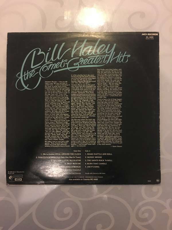 Bill Haley & The Comets - Greatest Hits - Vinyl LP - Opened  - Very-Good+ Quality (VG+)