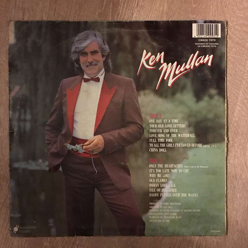 Ken Mullan - Forever & Ever -  Vinyl Record - Opened  - Good+ Quality (G+)