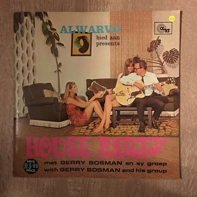 Gerry Bosman - House Party - Vinyl LP Record - Opened  - Very-Good+ Quality (VG+)