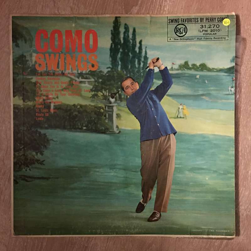 Perry Como  Como Swings - Vinyl LP Record - Opened  - Very-Good+ Quality (VG+)