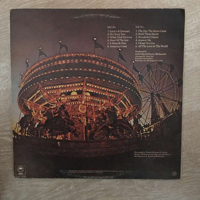 Tammy Jones  Love's A Carousel - Vinyl LP Record - Opened  - Very-Good Quality (VG)