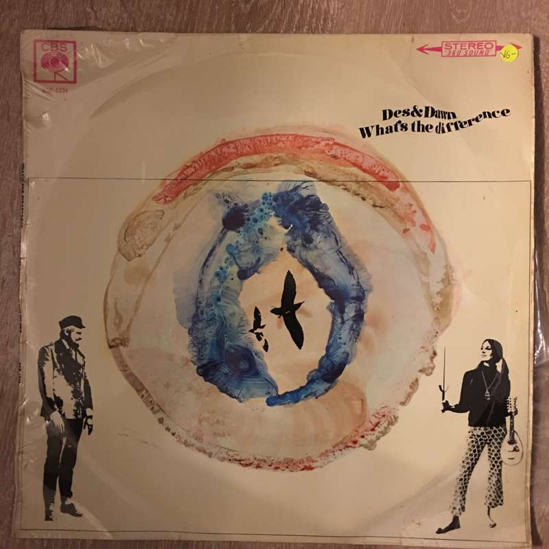 Des & Dawn - What's The Difference - Vinyl LP Record - Opened  - Very-Good- Quality (VG-)