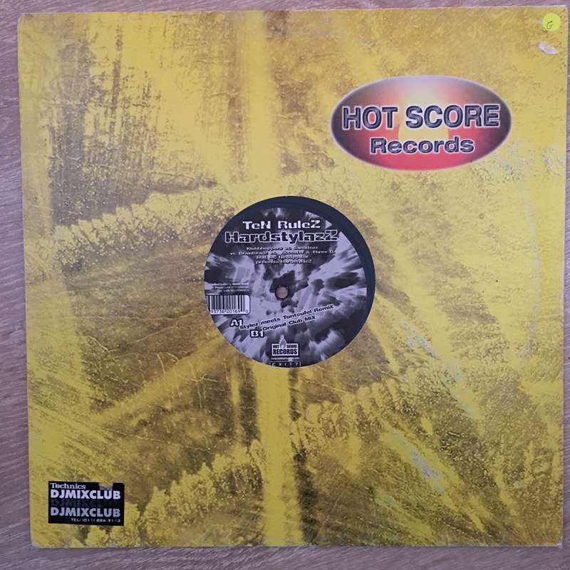 Hardstylazz  Ten Rulez- Vinyl Record - Opened  - Fair Quality (F)