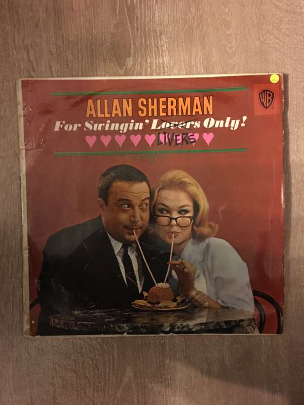 Allan Sherman - For Swinging Livers Only - Vinyl LP Record - Opened  - Very-Good+ Quality (VG+)