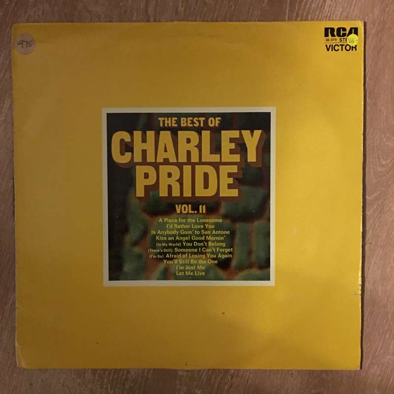 The Best Of Charley Pride - Vol II - Vinyl LP Record - Very-Good- Quality (VG-)