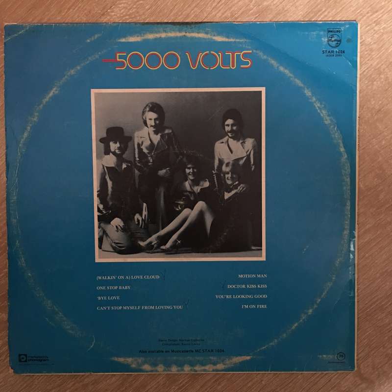 High Voltage - 5000 Volts - Vinyl LP Record - Opened  - Very-Good- Quality (VG-)