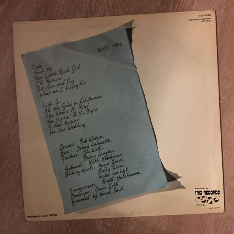 Victor Van Wyk  - Vinyl LP Record - Opened  - Very-Good+ Quality (VG+)