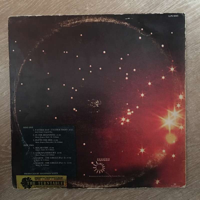 Manfred Mann's Earth Band - Solar Fire - Vinyl Opened  LP Record - Very-Good Quality (VG)