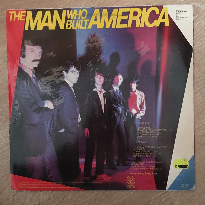 Horslips  The Man Who Built America - Vinyl LP Record - Opened  - Very-Good+ Quality (VG+)
