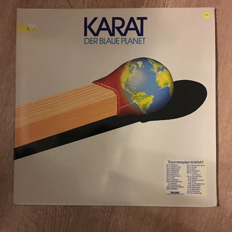 Karat  Der Blaue Planet - Vinyl LP Record (VG+)